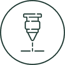 Laser treatment icon
